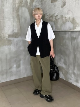 「WEGO（ウィゴー）のアイテム（バッグ）」を使った、WEGOさん（メンズ・176cm）の夏コーディネート