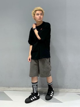 「WEGO（ウィゴー）のアイテム（チノパンツ）」を使った、WEGOさん（メンズ・170cm）の夏コーディネート