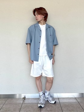 「WEGO（ウィゴー）のアイテム（チノパンツ）」を使った、WEGOさん（メンズ・173cm）の夏コーディネート
