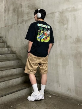 「WEGO（ウィゴー）のアイテム（チノパンツ）」を使った、WEGOさん（メンズ・178cm）の夏コーディネート