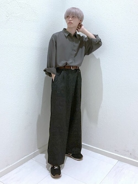 「LUCY（ルーシー）のアイテム（パンツ）」を使った、WEGOさん（メンズ・174cm）の夏コーディネート