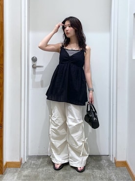 「WC（ダブル シー）のアイテム（その他トップス）」を使った、WEGOさん（レディース・152cm）の夏コーディネート