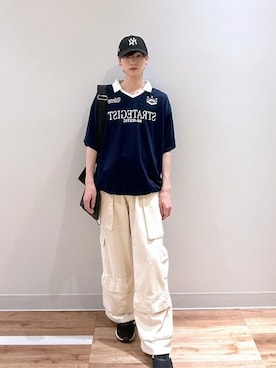 「WEGO（ウィゴー）のアイテム（パンツ）」を使った、WEGOさん（メンズ・175cm）の夏コーディネート