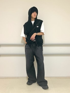 「WEGO（ウィゴー）のアイテム（帽子）」を使った、WEGOさん（メンズ・172cm）の夏コーディネート