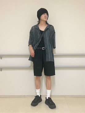 「WEGO（ウィゴー）のアイテム（帽子）」を使った、WEGOさん（メンズ・172cm）の夏コーディネート