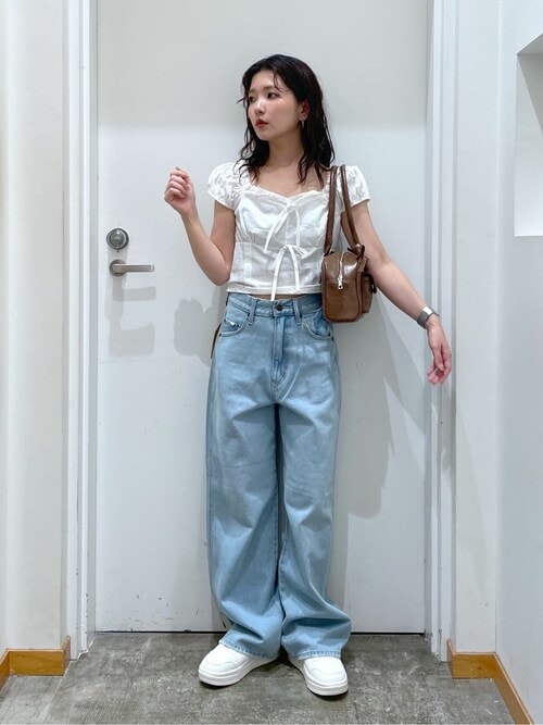 セール】WEGO/【XS～豊富なサイズ展開！】ストレートデニムパンツ