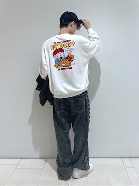 「WEGO（ウィゴー）のアイテム（帽子）」を使った、WEGOさん（メンズ・170cm）の秋コーディネート