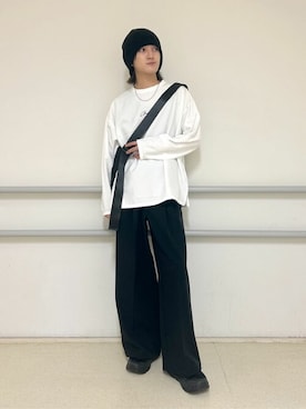 「WEGO（ウィゴー）のアイテム（帽子）」を使った、WEGOさん（メンズ・172cm）の秋コーディネート