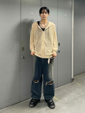 「Figments（フィグメンツ）のアイテム」を使った、WEGOさん（メンズ・176cm）の秋コーディネート