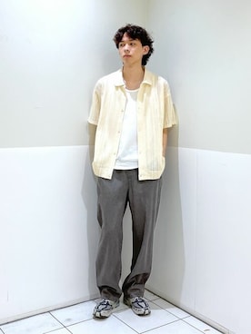 「アイテム（アンサンブル）」を使った、WEGOさん（メンズ・179cm）の夏コーディネート