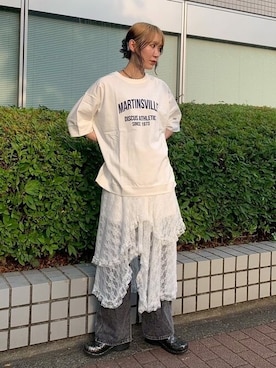 「アイテム（スカート）」を使った、WEGOさん（レディース・165cm）の夏コーディネート