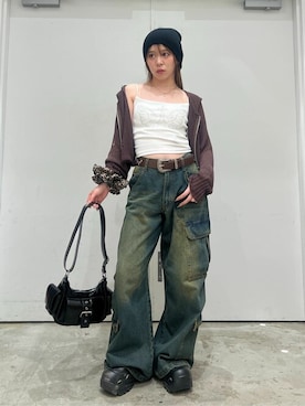 「WEGO（ウィゴー）のアイテム」を使った、WEGOさん（レディース・152cm）の夏コーディネート