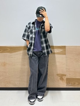 「アイテム（キャップ、その他）」を使った、WEGOさん（メンズ・170cm）の夏コーディネート