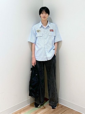 「アイテム（バックパック/リュック）」を使った、WEGOさん（メンズ・175cm）の夏コーディネート