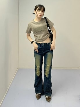 「グラフィックＴ」｜WEGOさん（レディース・157cm）の夏コーディネート
