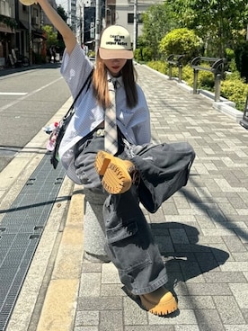 「メンズライク」｜「アイテム（財布/小物）」を使った、WEGOさん（レディース・157cm）の夏コーディネート