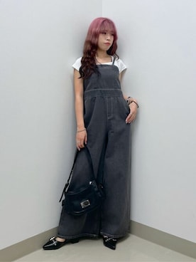 「PHILLY（フィリー）のドットコンパクトT（Tシャツ/カットソー）」を使った、WEGOさん（レディース・152cm）の夏コーディネート