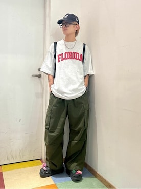 「アイテム（バックパック/リュック）」を使った、WEGOさん（メンズ・172cm）の夏コーディネート