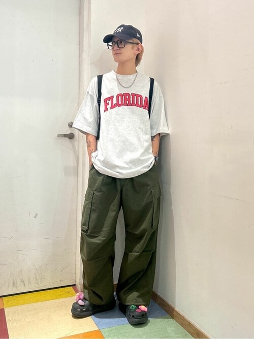 WEGO/【25年春夏新作】イージーワイドカーゴパンツ