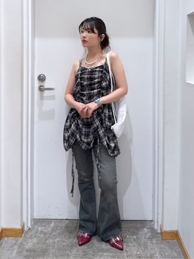 「アイテム（ワンピース/ドレス）」を使った、WEGOさん（レディース・152cm）の夏コーディネート