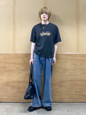 「アイテム（ボストンバッグ）」を使った、WEGOさん（メンズ・174cm）の夏コーディネート