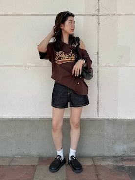 「PHILLY（フィリー）のアイテム（バッグ）」を使った、WEGOさん（レディース・160cm）の夏コーディネート