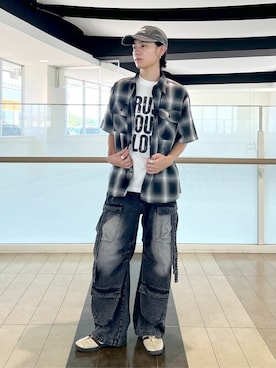 「WEGO（ウィゴー）のアイテム」を使った、WEGOさん（メンズ・172cm）の夏コーディネート