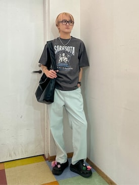 「WEGO（ウィゴー）のアイテム」を使った、WEGOさん（メンズ・172cm）の夏コーディネート