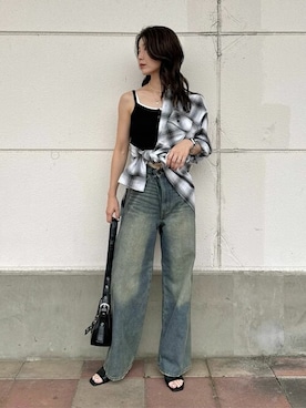 「WEGO（ウィゴー）のアイテム（ハンドバッグ）」を使った、WEGOさん（レディース・160cm）の夏コーディネート