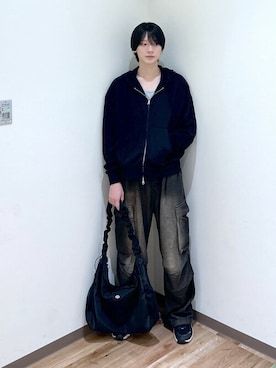 「アイテム（パーカー）」を使った、WEGOさん（メンズ・175cm）の秋コーディネート