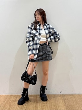 「アイテム（キャミソール）」を使った、WEGOさん（レディース・163cm）の夏コーディネート