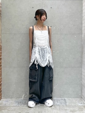 「WEGO（ウィゴー）のアイテム（バックパック/リュック）」を使った、WEGOさん（レディース・153cm）の秋コーディネート