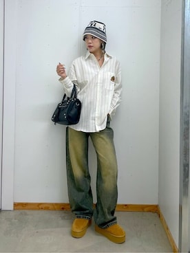 「BROWNY（ブラウニー）のアイテム」を使った、WEGOさん（レディース・167cm）の秋コーディネート