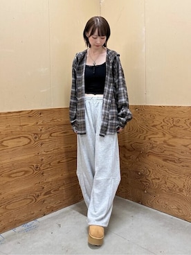 「アイテム（キャミソール）」を使った、WEGOさん（レディース・164cm）の秋コーディネート