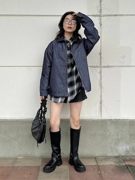 「BROWNY（ブラウニー）のアイテム」を使った、WEGOさん（レディース・162cm）の秋コーディネート