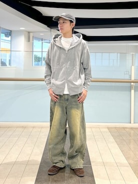「アイテム（ウォレットチェーン）」を使った、WEGOさん（メンズ・172cm）の秋コーディネート