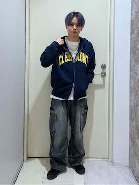 「WEGO（ウィゴー）のアイテム」を使った、WEGOさん（メンズ・170cm）の秋コーディネート