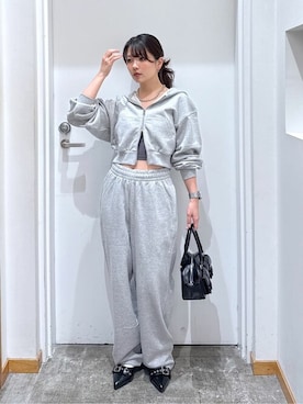 「アイテム（シュシュ）」を使った、WEGOさん（レディース・152cm）の秋コーディネート