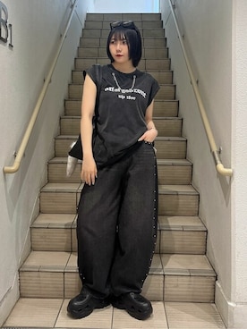 「アイテム（キーホルダー）」を使った、WEGOさん（レディース・165cm）の秋コーディネート