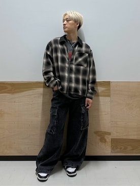 「WEGO（ウィゴー）のアイテム」を使った、WEGOさん（メンズ・170cm）の秋コーディネート