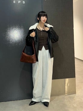 「WEGO（ウィゴー）のアイテム（ブルゾン）」を使った、WEGOさん（レディース・156cm）の秋コーディネート