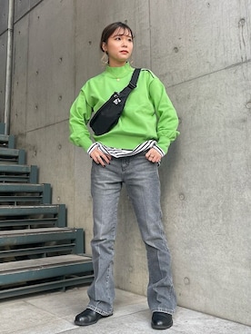 新谷さん（レディース・157cm）の冬コーディネート