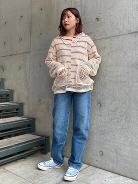 新谷さん（レディース・157cm）の春コーディネート