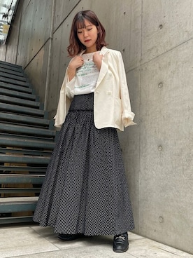 新谷さん（レディース・157cm）の春コーディネート