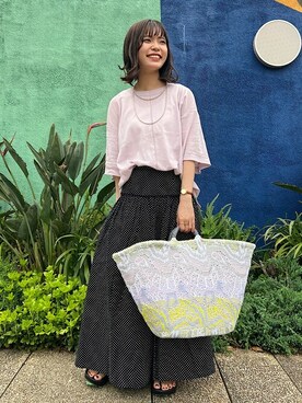 新谷さん(レディース・157cm)の春コーディネート