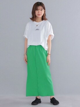 新谷さん（レディース・157cm）の夏コーディネート