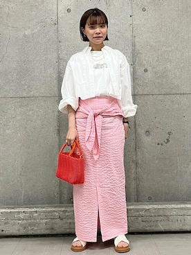 新谷さん（レディース・157cm）の春コーディネート
