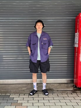 「WILD THINGS（ワイルドシングス）のアイテム（パンツ）」を使った、tenkuluさん（メンズ・174cm）の春コーディネート