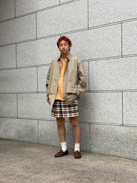 「MANASTASH（マナスタッシュ）のアイテム（レッグウェア）」を使った、tenkuluさん（メンズ・174cm）の夏コーディネート