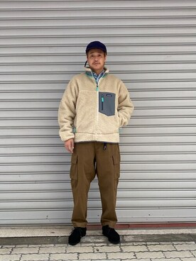 「CAL O LINE（キャルオーライン）のアイテム（キャップ）」を使った、tenkuluさん（メンズ・174cm）の秋コーディネート